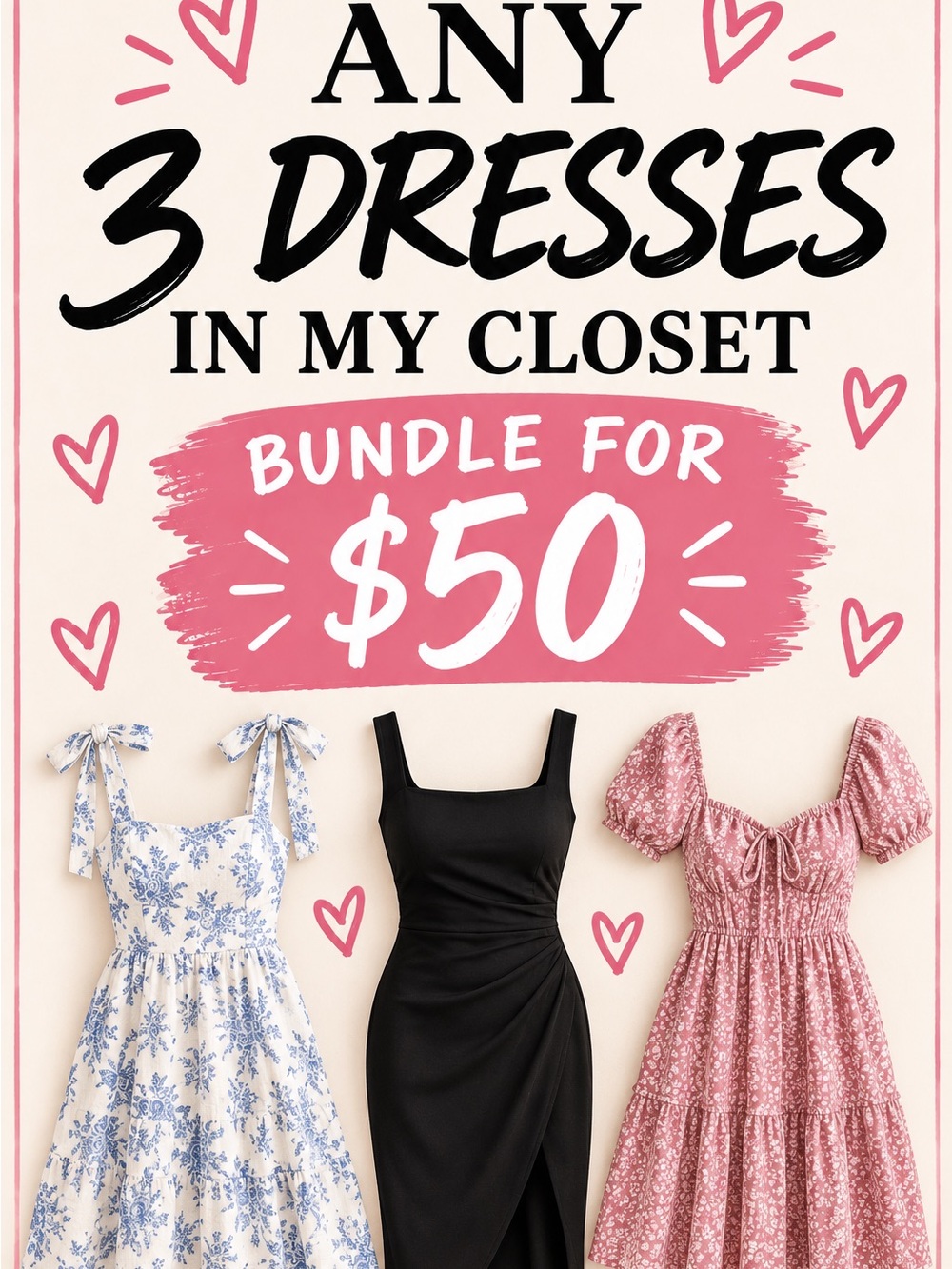 Dresses - bundle of 3